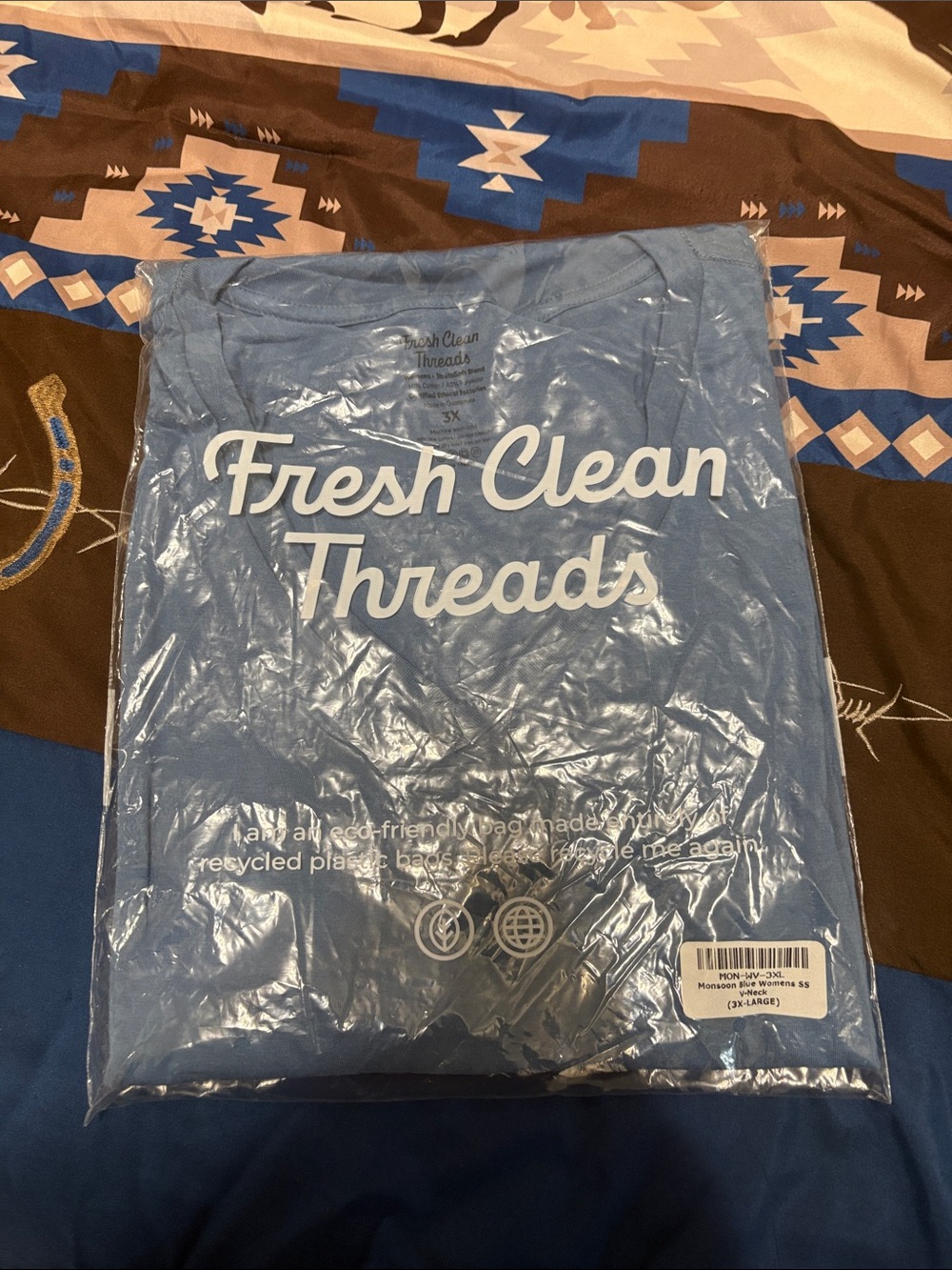 Fresh Clean Threads Women’s Blue Tee
